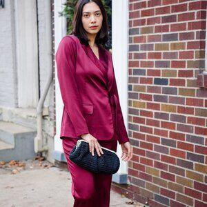 Glenda Satin Trouser
